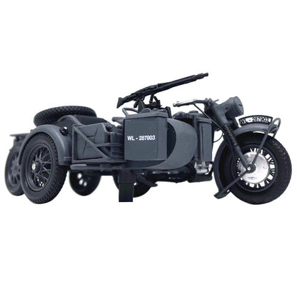 1/24 Scale WWII German Army For BMW R75 1939-1945 Motorcycle Finished Model Toy