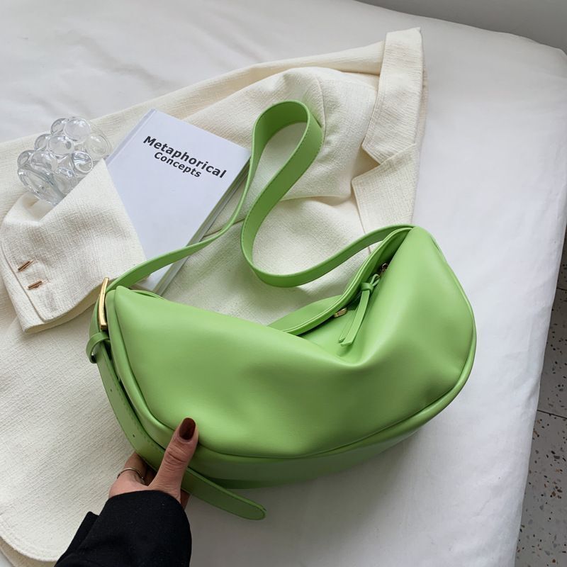 Crossbody Bag Large Luxury Handbags Solid Soft Shoulder Bag Travel Hobos Vintage