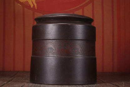 Handmade high-quality tea cans made from Yixing Purple Sand, China (茶叶罐)