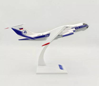 1:200 Aimo Wings Volga-dnepr IL-76 Aircraft ABS Plastic Transport Airplane Model