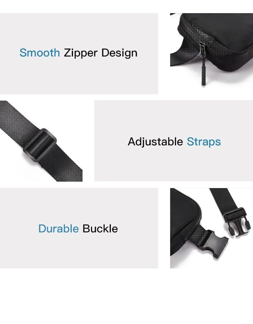 Telena Belt Bag for Women Men Fashionable Crossbody Fanny Pack for Women Waist B
