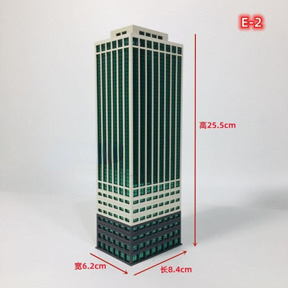 City HighHouse 1:300 Architectural Model Skyscraper Scene Building Model