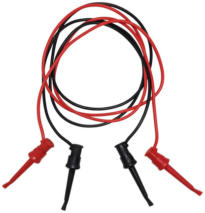 IC Hook to IC Hook Test Lead Set, Includes 1 Red and 1 Black, 3 Feet