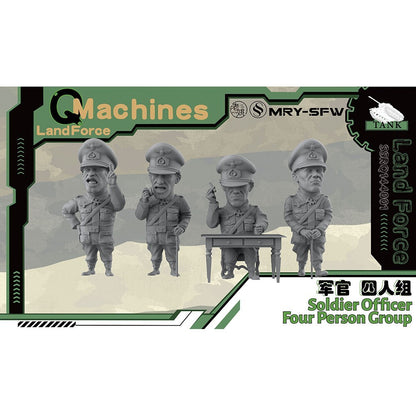 SSMODEL SSRQ144001 1/144 Q-Version Original Soldier Officer Four Person Group