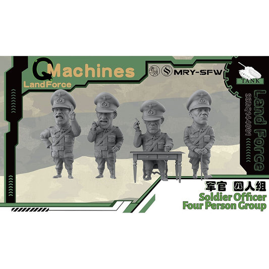 SSMODEL SSRQ144001 1/144 Q-Version Original Soldier Officer Four Person Group