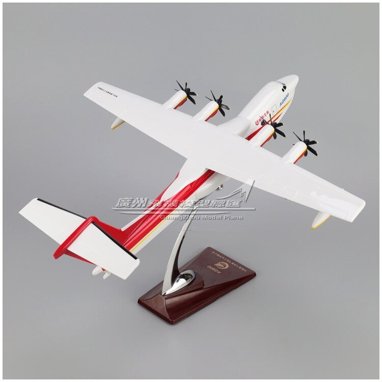 1:100 39CM AVIC Kunlong AG600 Amphibious Aircraft Rescue Plane ABS Plastic Model