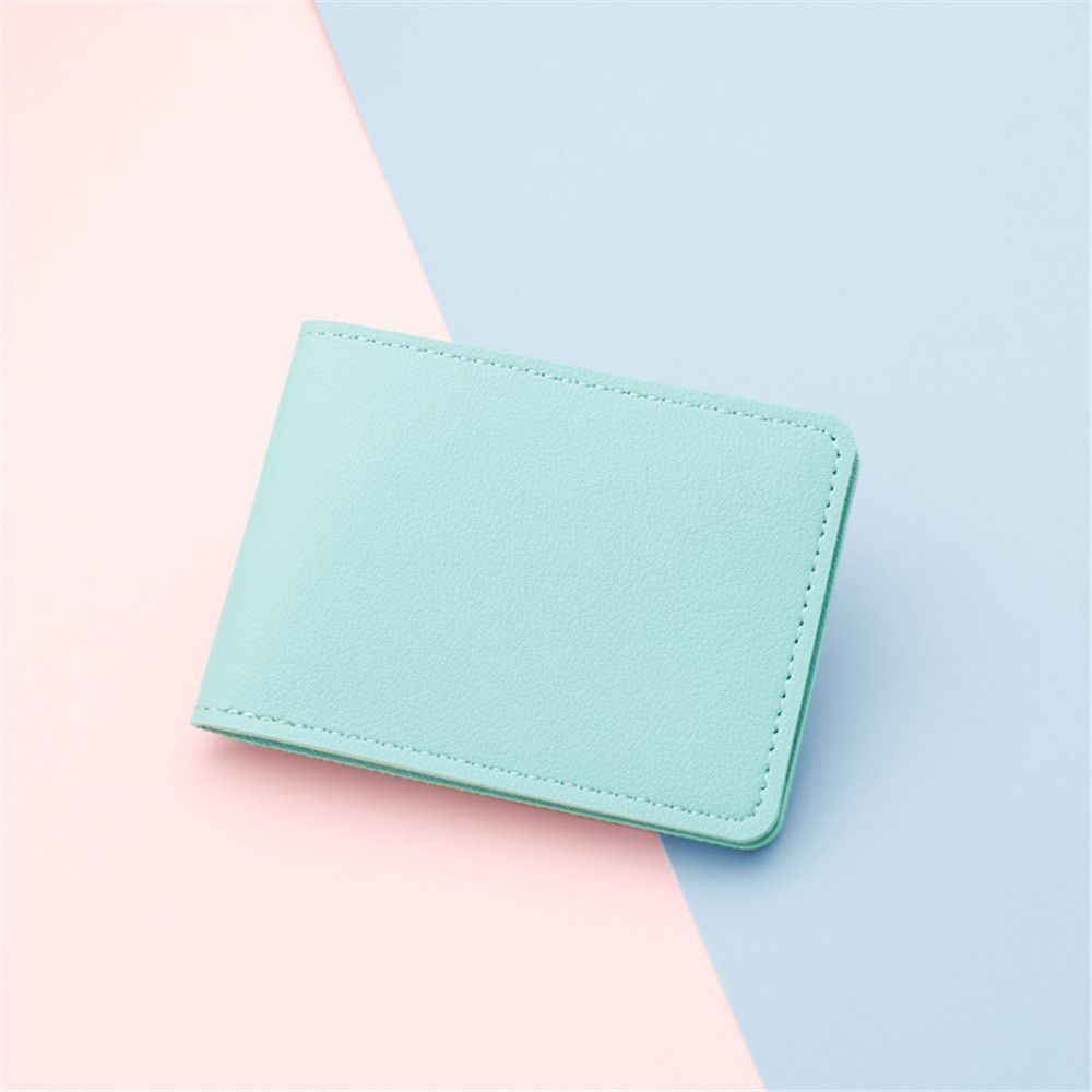Card Holder Synthetic Leather Organizer Bag 10.8*7.7*1 CM Case White/Yellow/Red