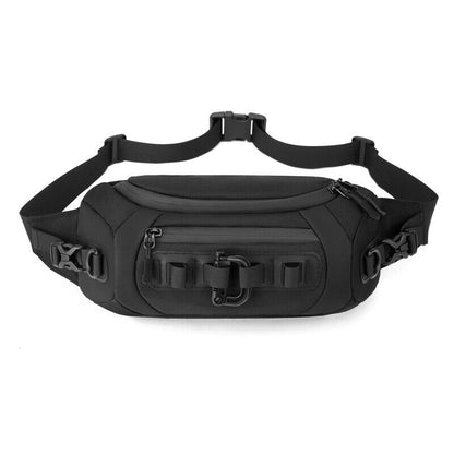 Men's Sling Backpack Nylon Waterproof Crossbody Bag Waist Pack Casual Daypack