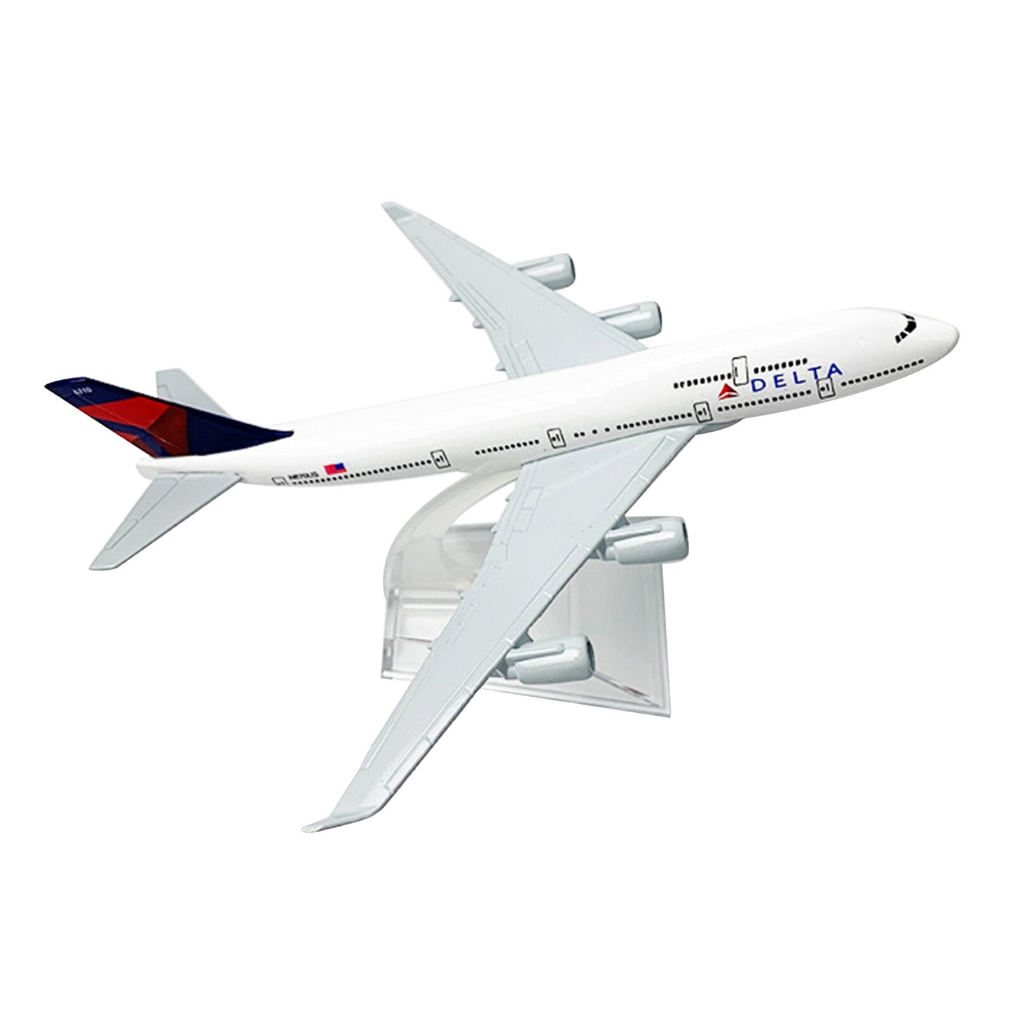 1/400 Scale 16cm Delta B747 Alloy Plane Model Diecast Airplane Display Gift