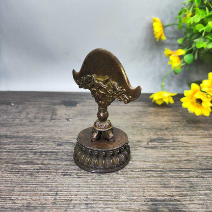 Brass Tibetan Style Nepalese Craft Copper 3-Inch Vajra Axe Ritual Tool Decor
