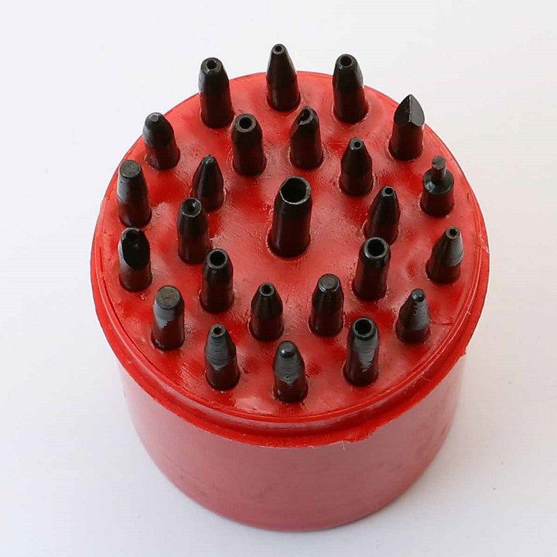 Assorted 25 Sizes Tips Set Punches Staking Watch Repair Punching Tool Set