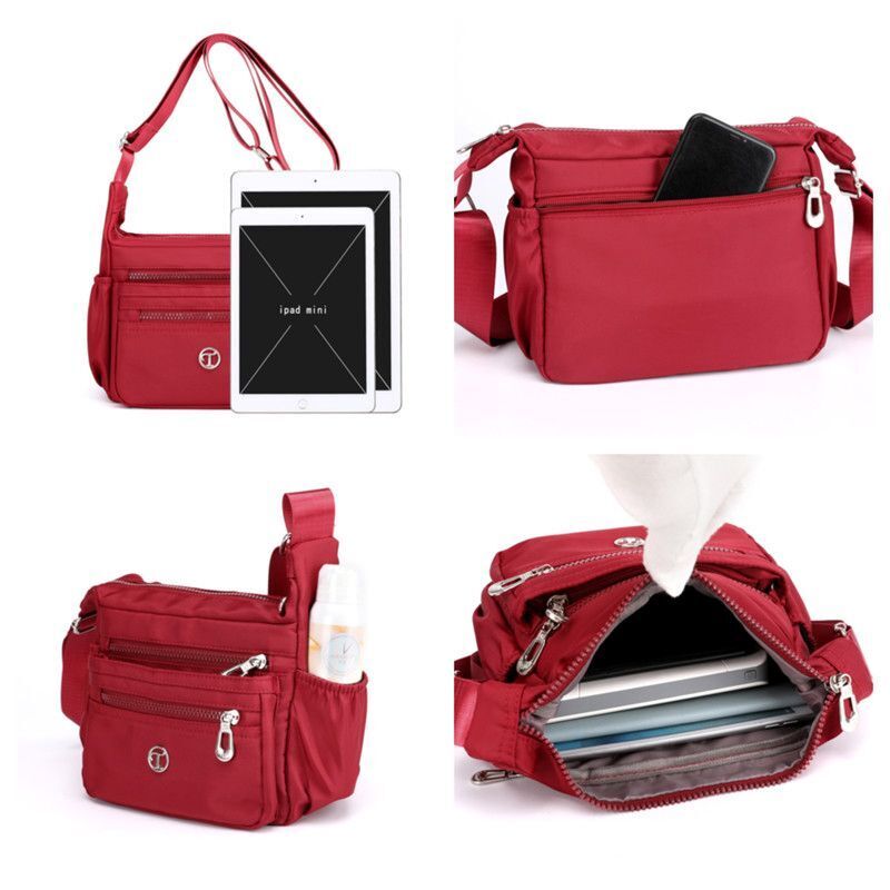 Luxury Mini Messenger Bag Waterproof Nylon Shoulder Bags Tote Crossbody Purse