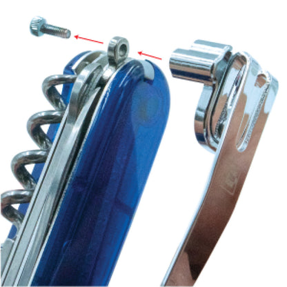 Deep Carry Stainless Clip for Victorinox 91MM NO LOGO