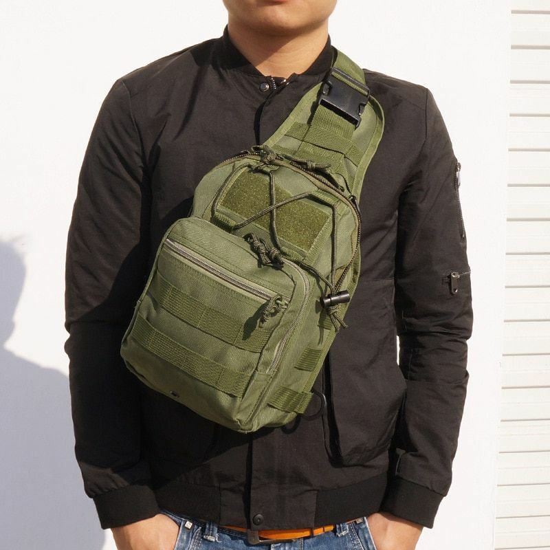 Outdoor Chest Bag Climbing Trekking Backpack Tactical Hiking Camping Hunting