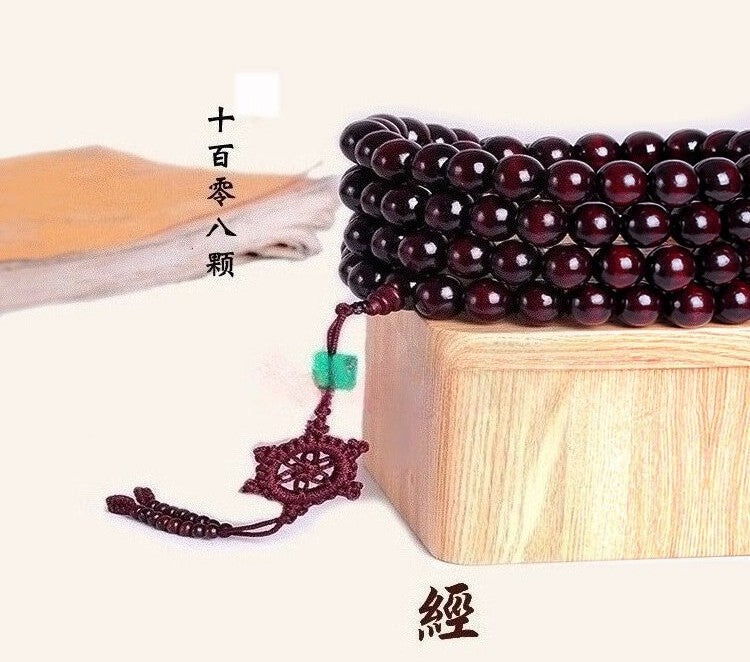 12mm New Shaolin Buddhist Zen Monk 108 Prayer Beads Necklace Kung Fu Meditation