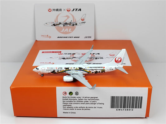 1:400 JC Wings JAL BOEING B737-800 Passenger Airplane Diecast Model