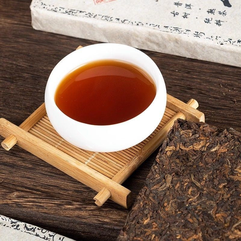 200g Authentic Yunnan Old Ban Zhang 2008 Chen Xiang Pu'er Tea Ripe Tea Brick