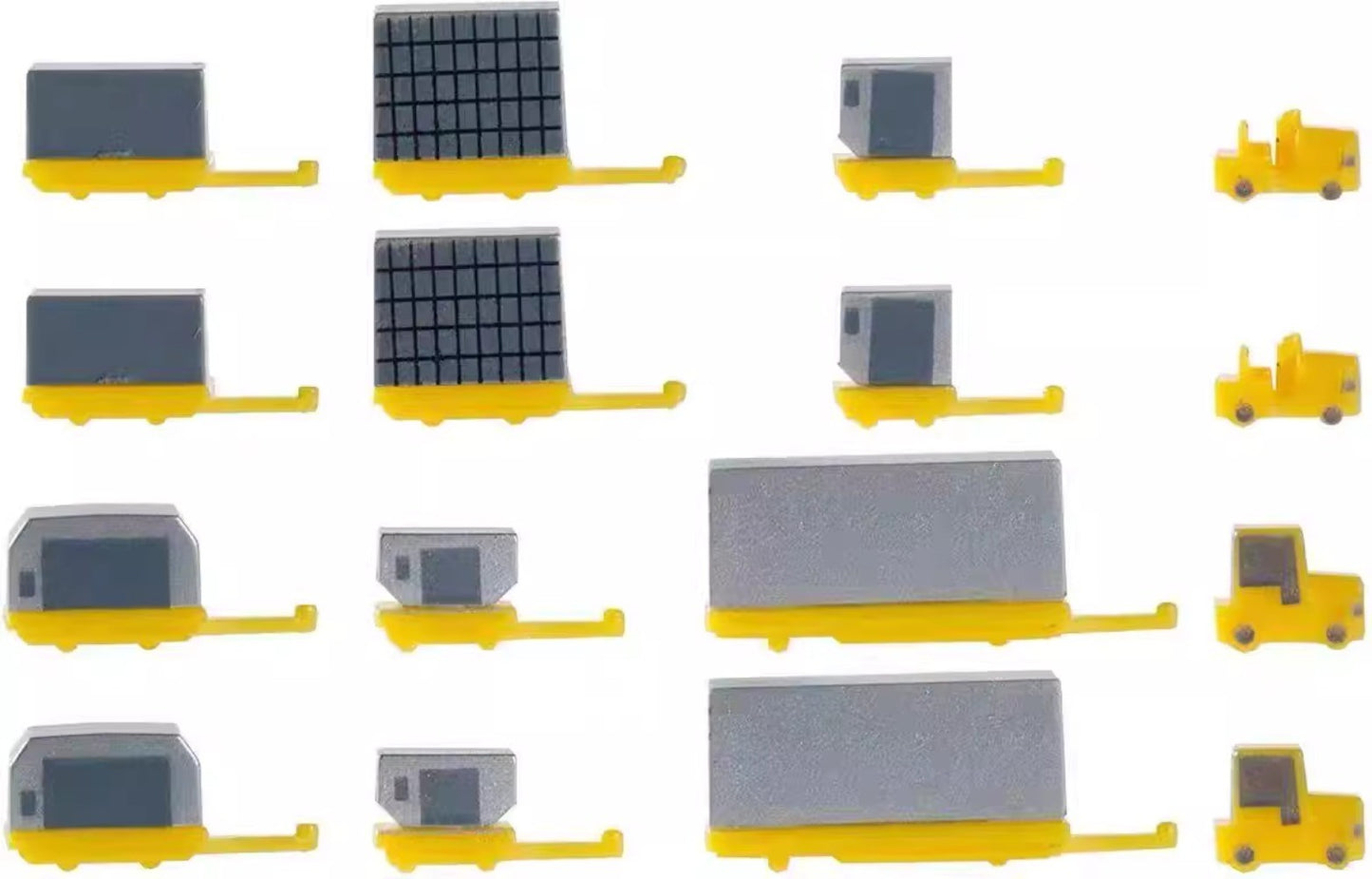 1/500 Aircraft Model Airport Parts Trailers Containers Passenger Ground Hand