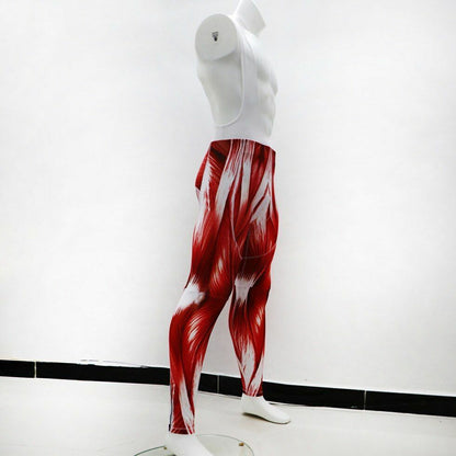 Cycling Jersey Red Muscle Giant Bike Shirts Printing Clothes Men's Human Costume