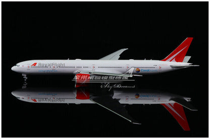 1:400 JC Wings Royal Flight BOEING 777-300ER Airplane Flap Down Diecast Model