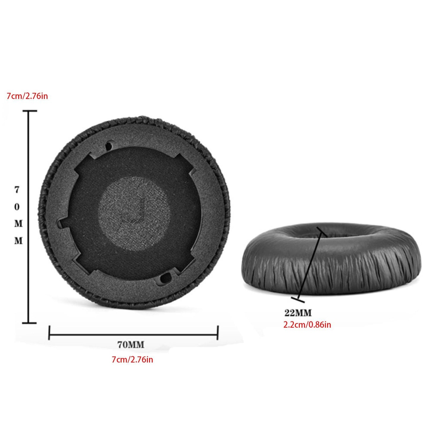 Leather Sponge Earpads Cushions Covers For JBL Tune600 BT NC T600 Headphone fffs