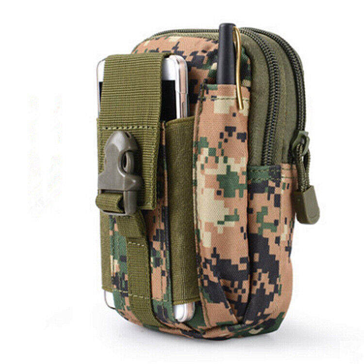 Men Tactical Bag Belt Waist Pack Pouch Military Running Pocket Camping Tool Bags