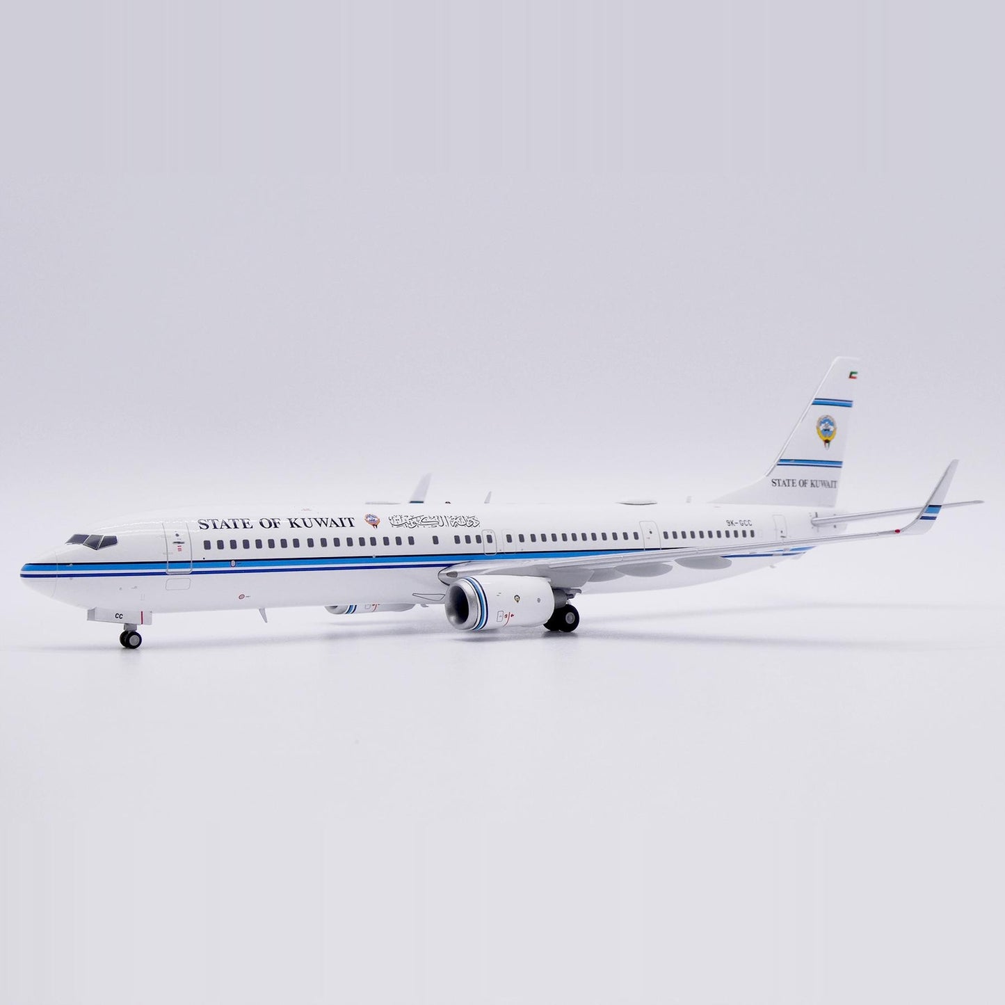 1:200 JC Wings Kuwait Government B737-900ER Airplane Diecast Aircraft Model