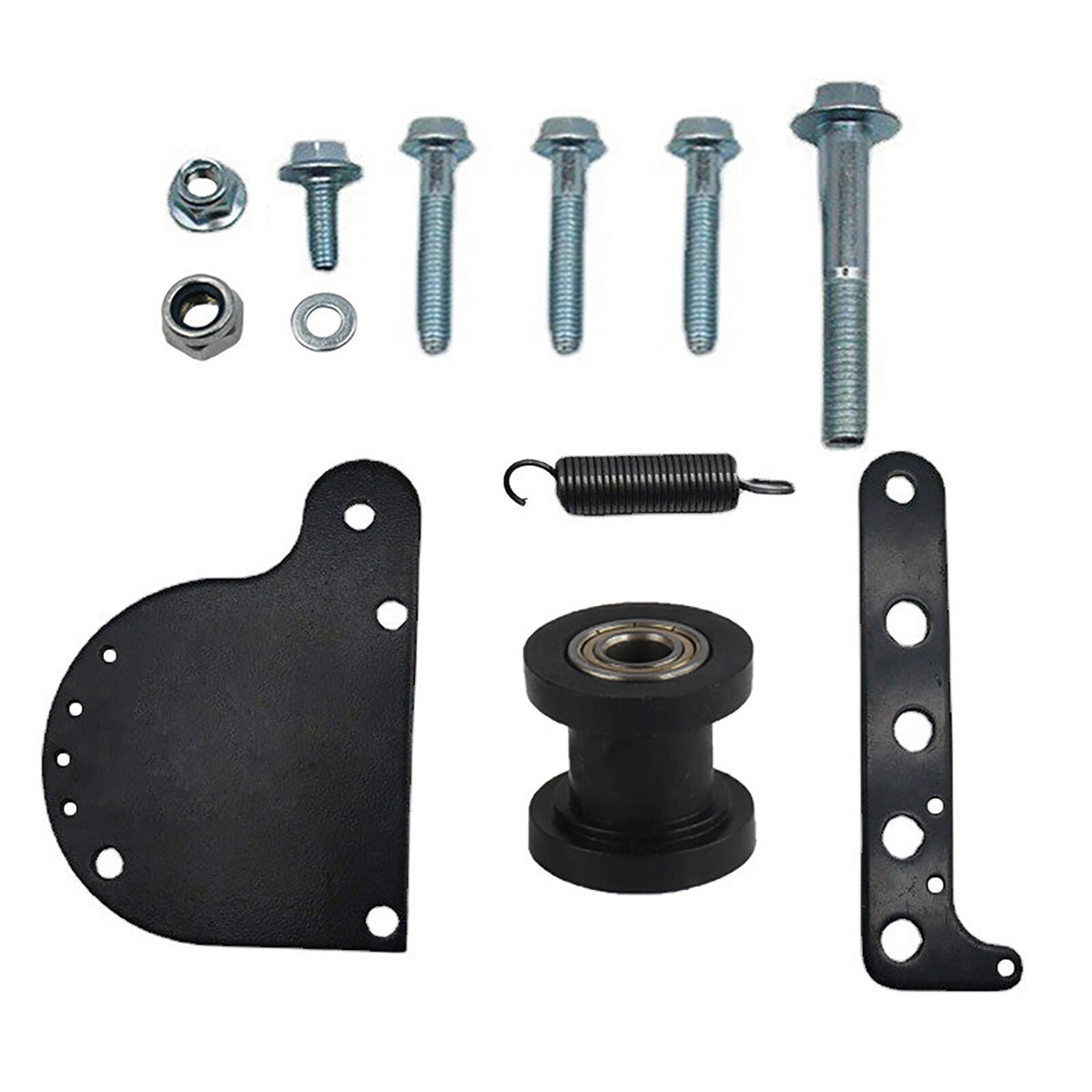 Spring Loaded Chain Tensioner Kit For 49/66/80cc 2-Stroke Engine Motorized Bike