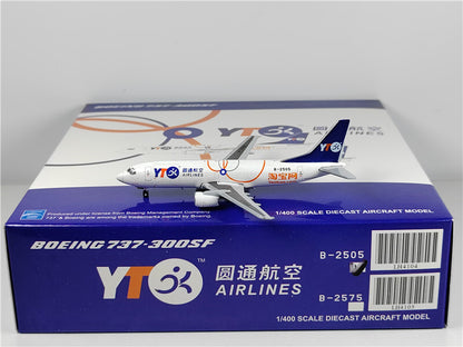 1:400 JC Wings YT AIRLINES BOEING B737-300 Passenger Airplane Diecast Model