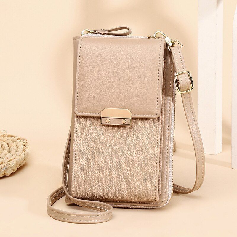 Women's Messenger Bag Mobile Phone Shoulder Wallet Leather Crossbody Coin Purse