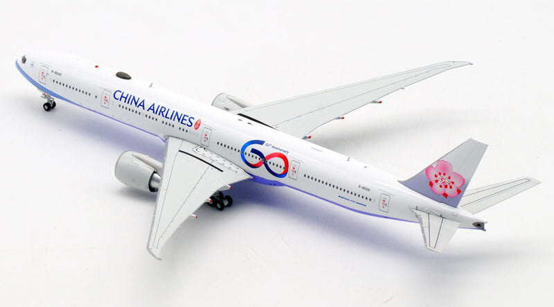 Aviation China Airlines Boeing 777-300ER B-18006 60TH 1/400 diecast plane model