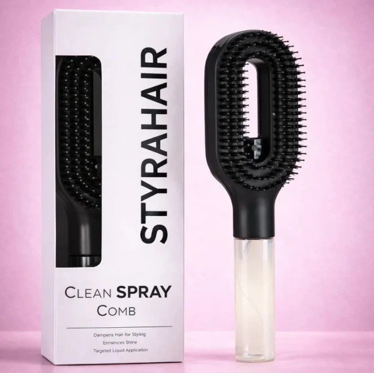2-in-1 Detangling Spray Comb, Styling Comb, Anti-Frizz Spray Comb