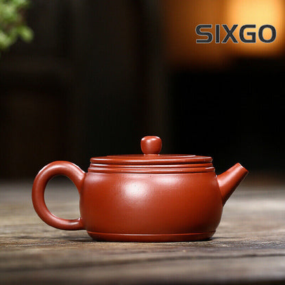 Collect Chinese Yixing Zisha Pottery Clovershrub Clay 180ML Mesh Teapot 井栏 5