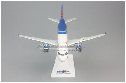 1:200 allegrant AIRBUS A320 Passenger Airplane ABS Plastic Plane Aircraft Model