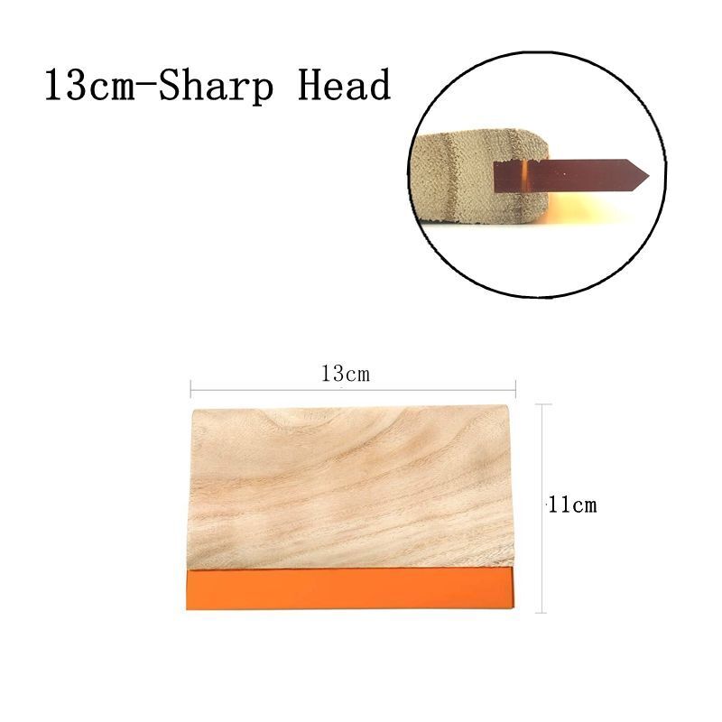 Silk Screen Printing Tools Wood Squeegee Scrapers Aluminum Emulsion Scoop Coater