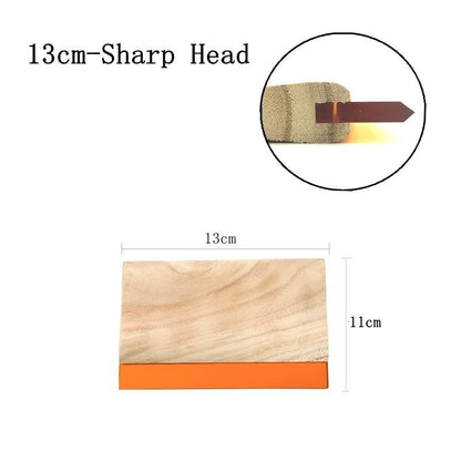 Silk Screen Printing Tools Wood Squeegee Scrapers Aluminum Emulsion Scoop Coater