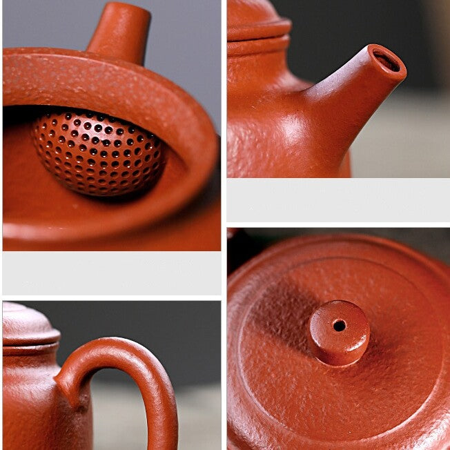 full handmade tea pot traditional craft real yixing zisha zhu clay master marked