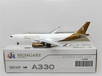 1:400 JC Wings HUNGARY A330-200F Passenger Airplane Diecast Aircraft Model