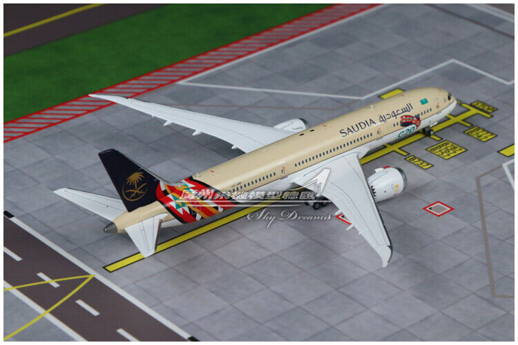 1:400 JC Wings SAUDI BOEING 787-9 Passenger Airplane Diecast Aircraft Model