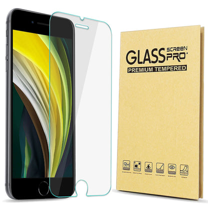 For Apple iPhone SE (2020)/SE2/SE 2nd Gen Tempered Glass Clear Screen Protector