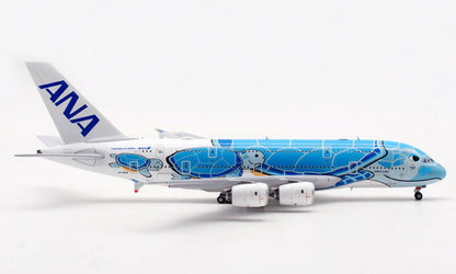 JC Wings ANA Flying Honu Lani Livery Airbus A380 JA381A 1:400 plane Pre-builded