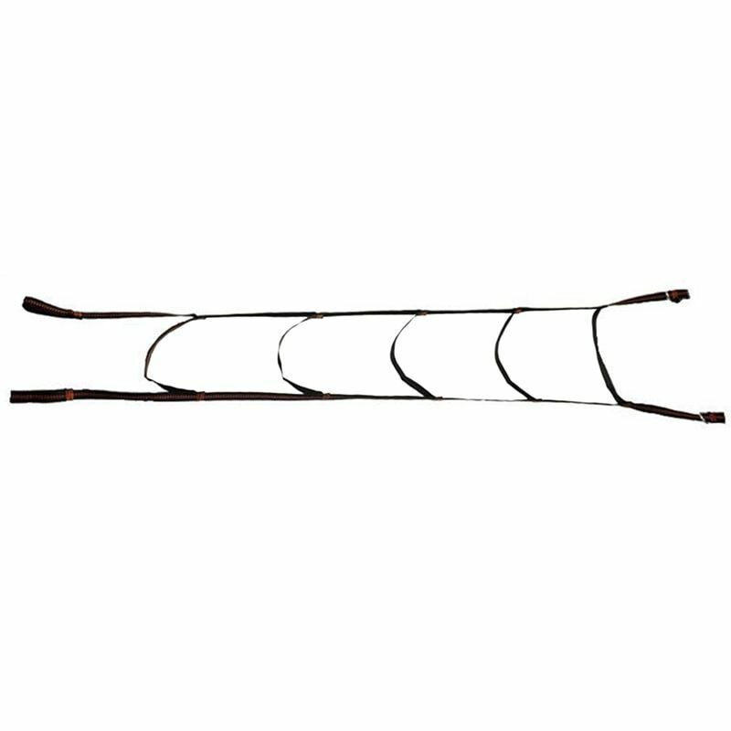 5-Step Rope Ladder Swing Carabiner Outdoor Tree Climbing Rescue Buckle Polyester