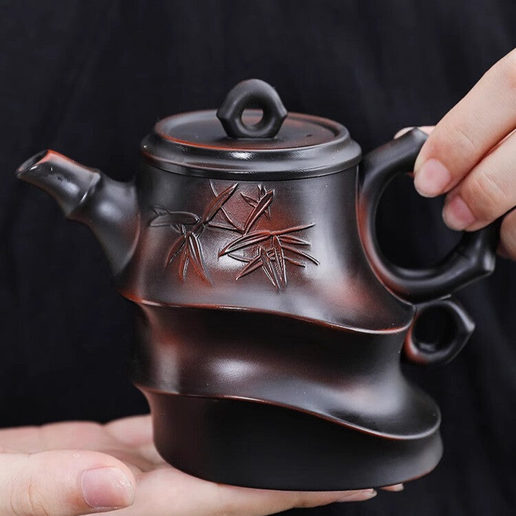 Jianshui Purple Pottery Teapot Handmade TeapotPurple Clay Teapot Tea Set