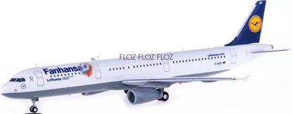 for Herpa Lufthansa for Airbus A321 D-AIDG Fanhansa 1:200 plane Pre-built Model