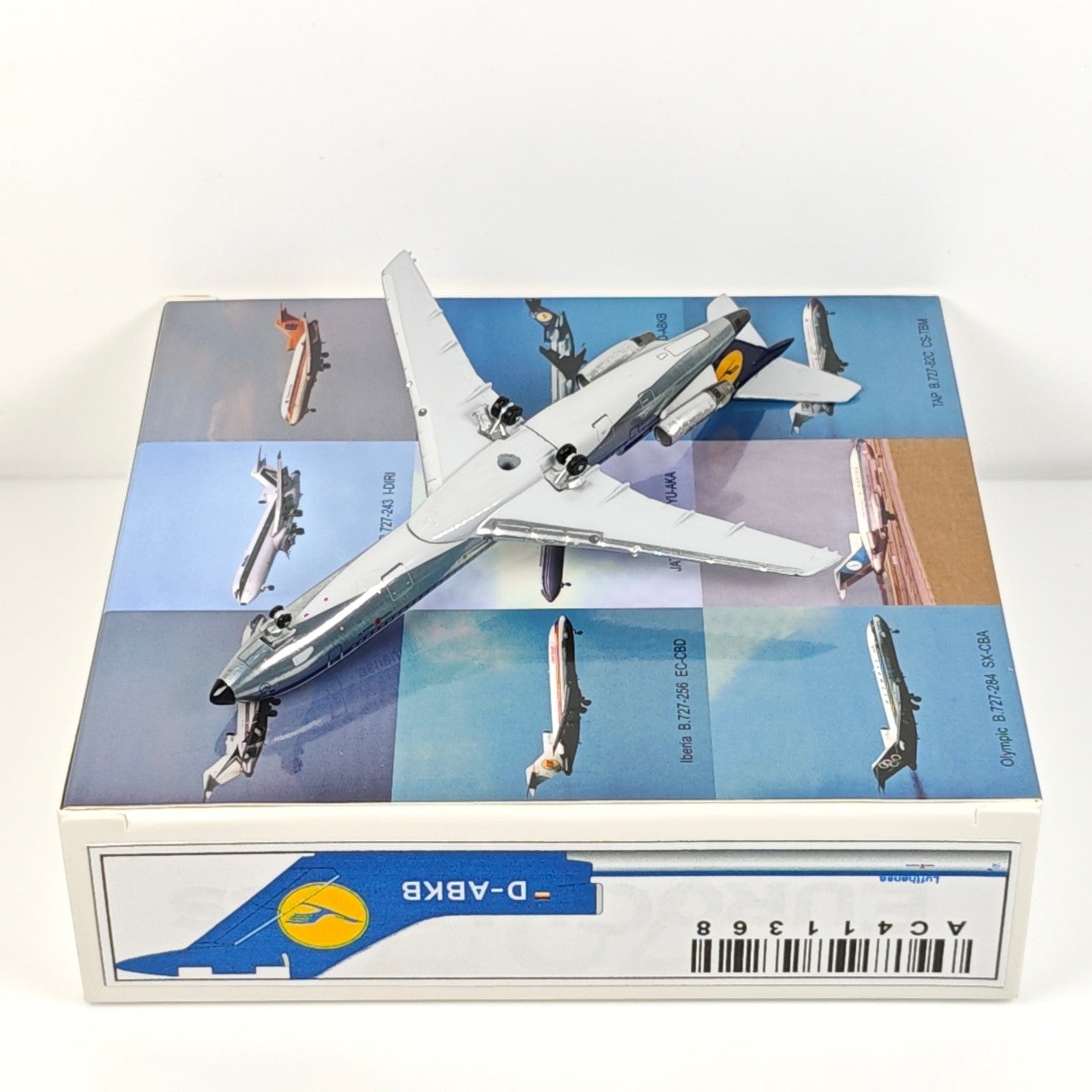1:400 Aeroclassics Lufthansa Boeing727-200 D-ABKB Passenger Plane Diecast Model