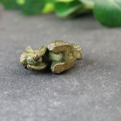 Copper Squirrel Small Figurine Animal Tea Pet Miniature Craft Gift Decoration