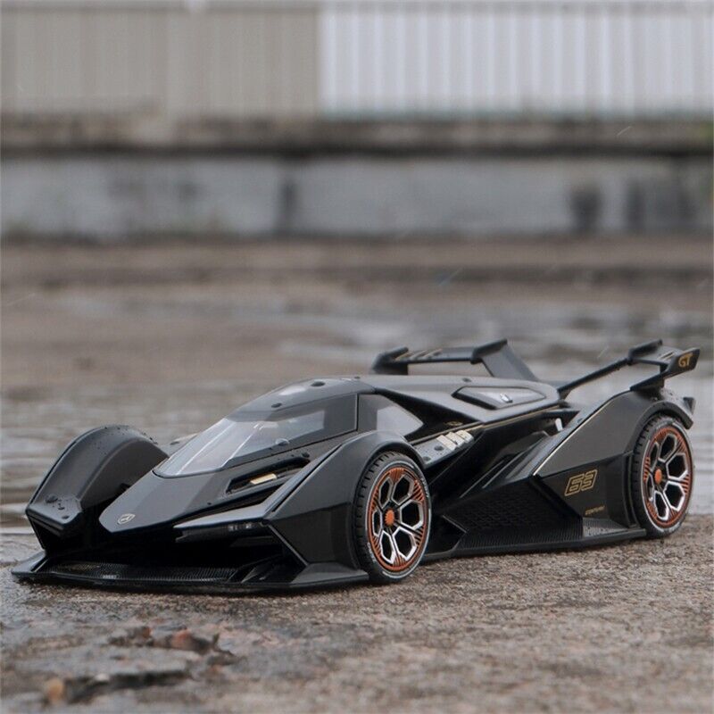 1:24 Lamborghini V12 Vision VGT Diecast Mode Car Vehicle Sound Light Kids Gifts