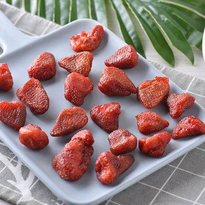 500g Dried Strawberries Preserved Fruits Dried Fruits Healthy Snacks HELLOYOUNG