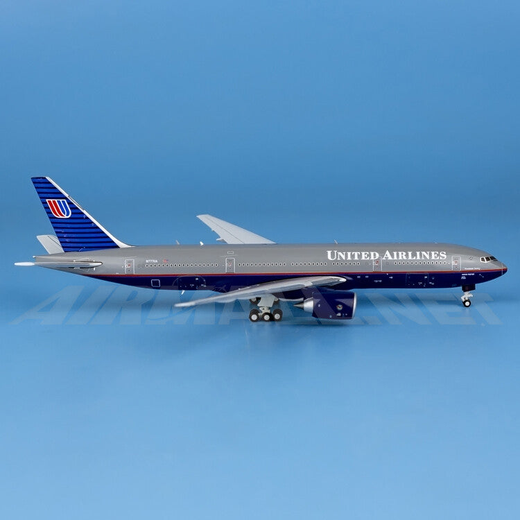 1:400 JC Wings United Airlines Boeing 777-200 Airplane Diecast Aircraft Model