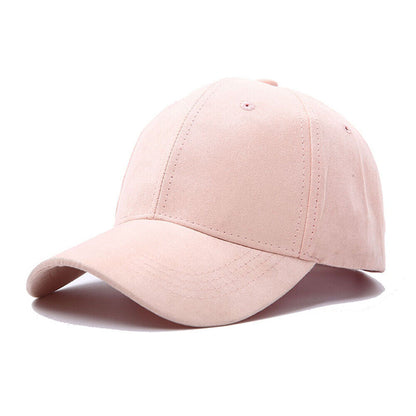 Fashion Baseball Cap Vuckle Back Caps Street Hip Hop Caps Suede Hats Peaked Cap